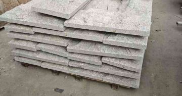 舟山芝麻白蘑菇石，自然面