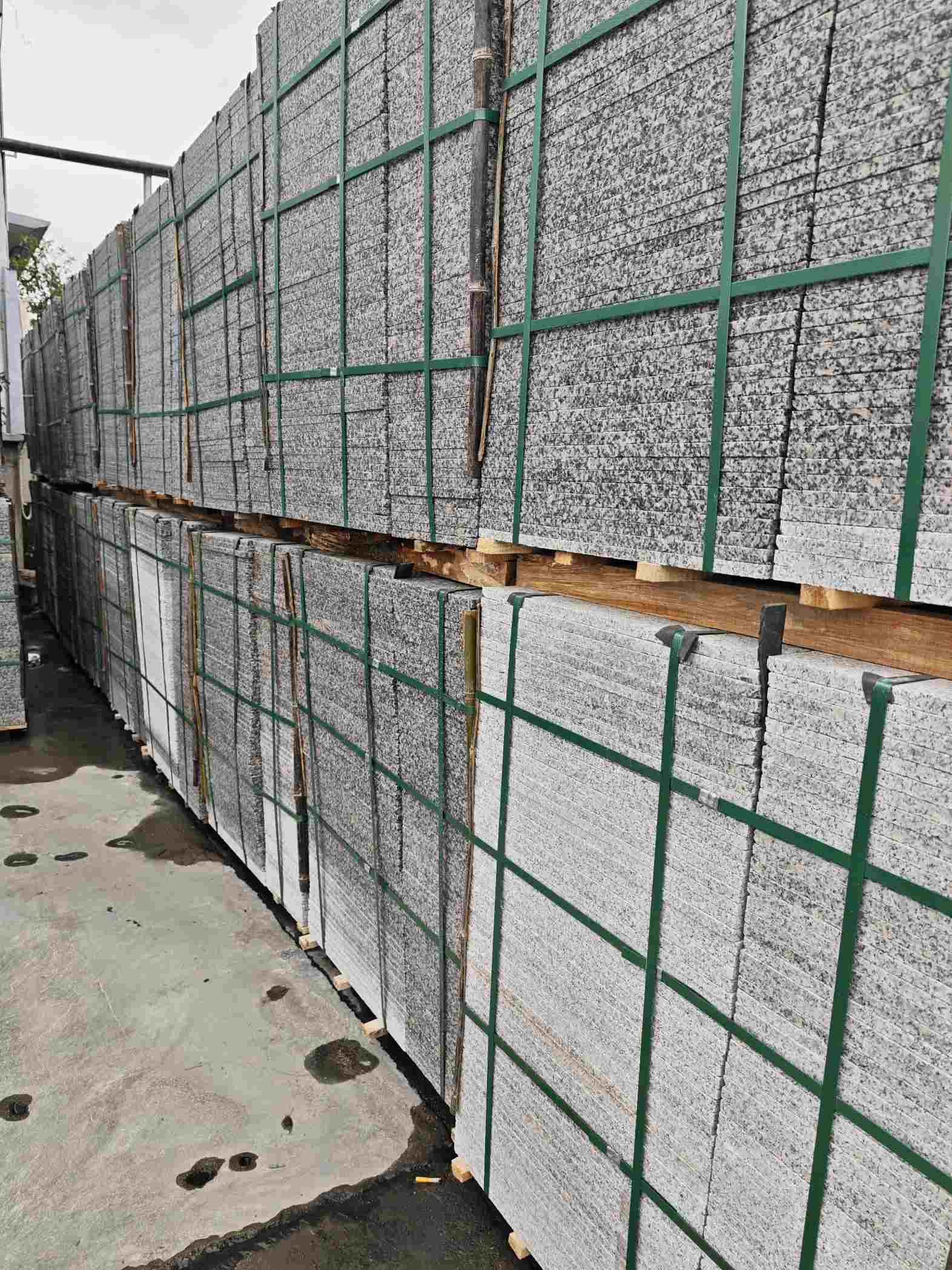 舟山芙蓉白地铺石，石材地铺石