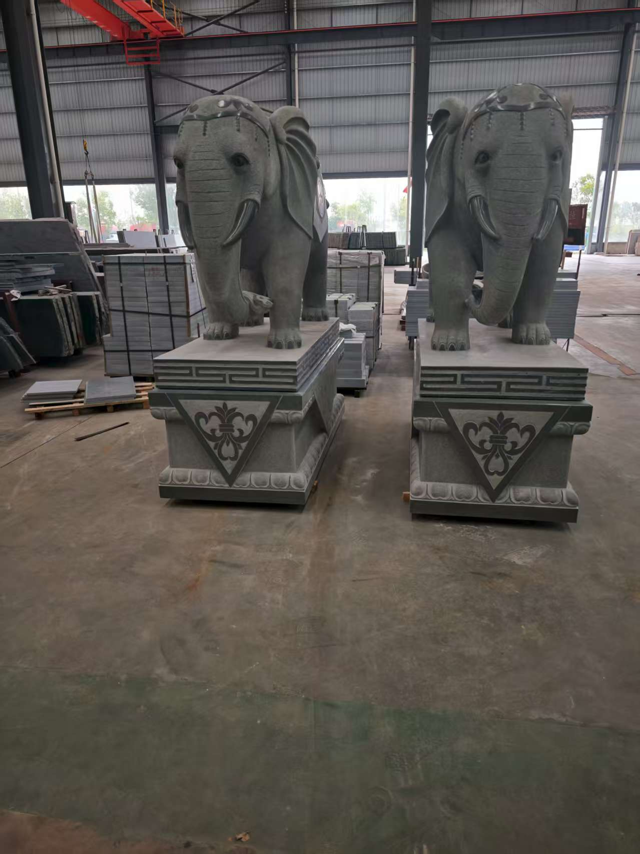 舟山芝麻灰花岗岩对象 芝麻白芝麻灰大象