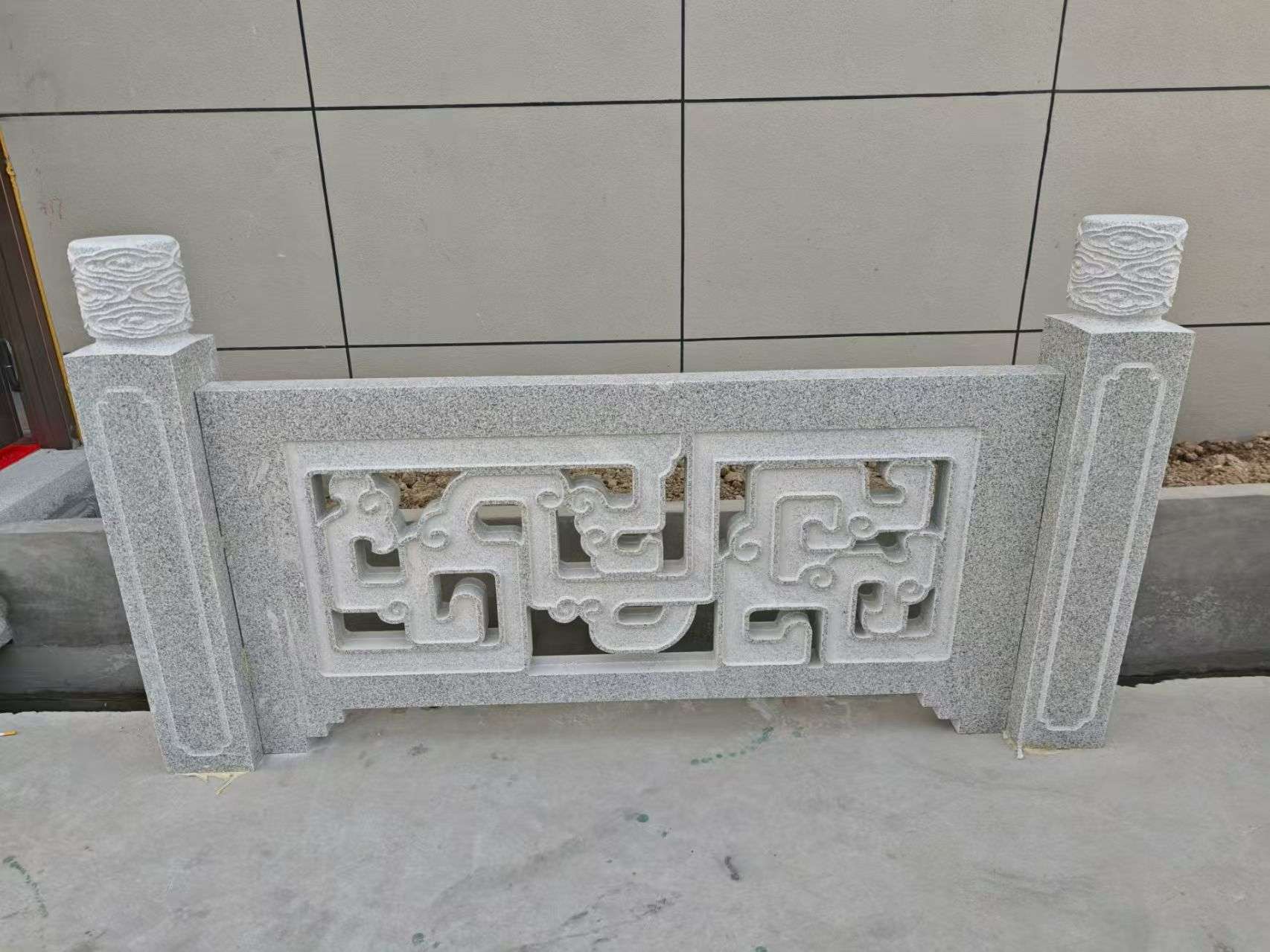 舟山芝麻白河道栏杆 桥栏杆