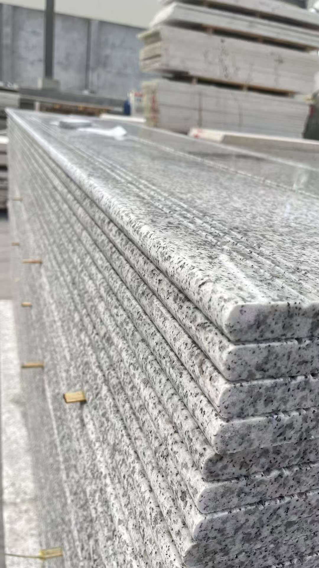 舟山芝麻白楼梯踏步 花岗岩楼梯板材